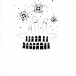 „untitled“, 2009, ink on paper, 20 x 30 cm