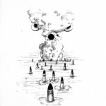 „untitled“, 2009, ink on paper, 20 x 30 cm