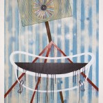 „untitled" 2011, oil on paper, 100 x 150 cm