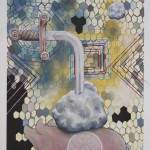 „untitled" 2011, oil on paper, 100 x 150 cm